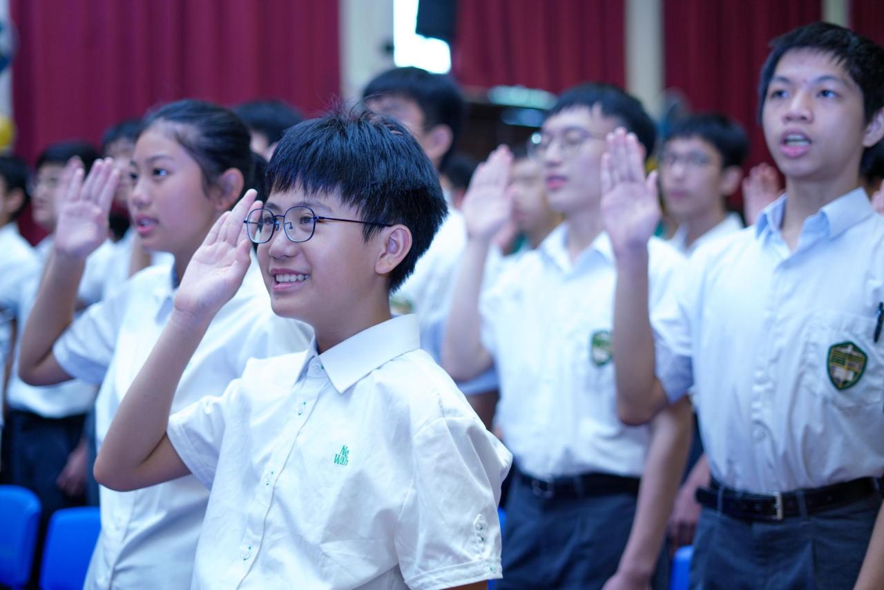 學生領袖宣誓就職